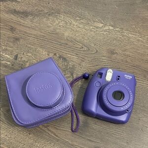 Instax Mini 8 Purple Camera And Case